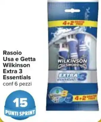 Carrefour Rasoio Usa E Getta Wilkinson 6 Pezzi offerta