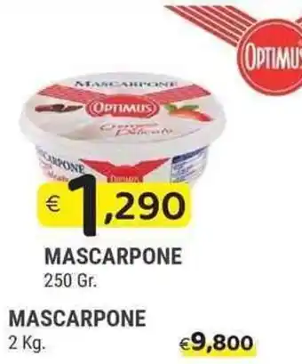 Optimus Mascarpone 250 Gr.