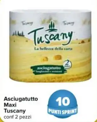 Carrefour Asciugatutto Maxi Tuscany 2 Pezzi offerta