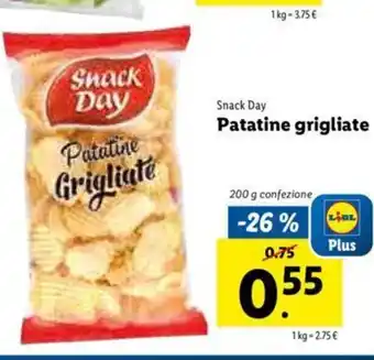 Lidl Snack Day Patatine grigliate 200g offerta