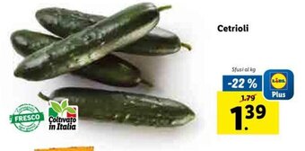 Lidl Cetrioli offerta