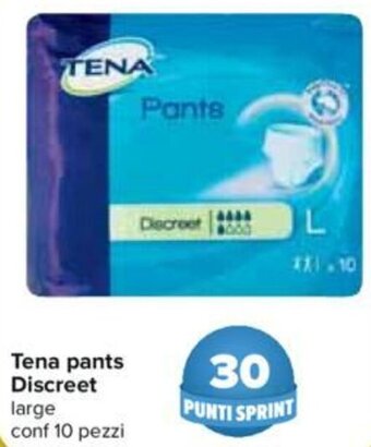 Carrefour Tena Pants Discreet 10 Pezzi offerta