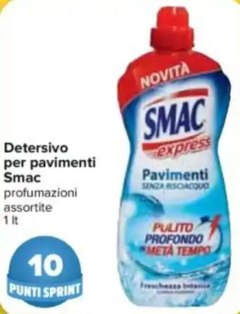 Carrefour Detersivo Per Pavimenti Smac 1 Lt offerta