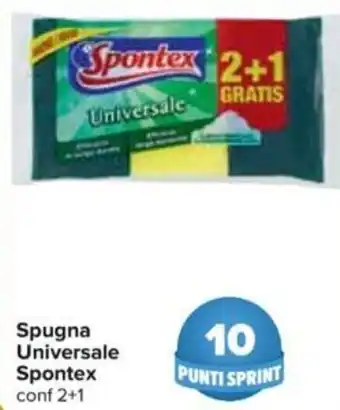 Carrefour Spugna Universale Spontex 2+1 offerta