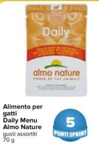 Carrefour Alimento Per Gatti Daily Menu Almo NAture 70 g offerta