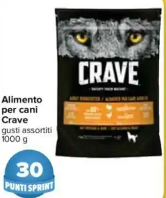 Carrefour Alimento Per Cani Crave 1000 g offerta