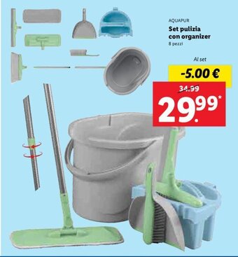 Lidl Aquapur Set Pulizia con organizer offerta