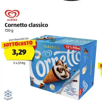 ALDI Algida Cornetto classico 720g offerta