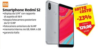 ALDI Mi Smartphone Redmi S2 offerta