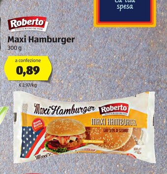 ALDI Roberto Maxi Hamburger 300g offerta