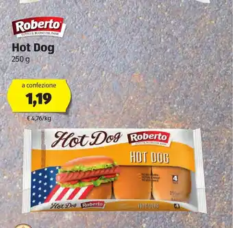ALDI Roberto Hot Dog 250g offerta