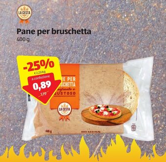 ALDI La Cesta Pane per bruschetta 400g offerta
