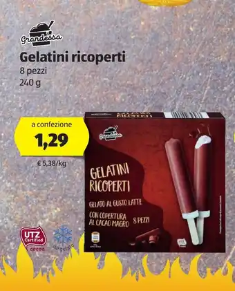 ALDI Grandessa Gelatini ricoperti 8 pezzi 240g offerta
