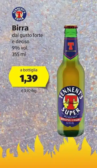 ALDI Tennet's Super Birra 355ml offerta