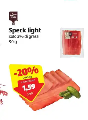 ALDI IL Tagliere del Re Speck light 90g offerta
