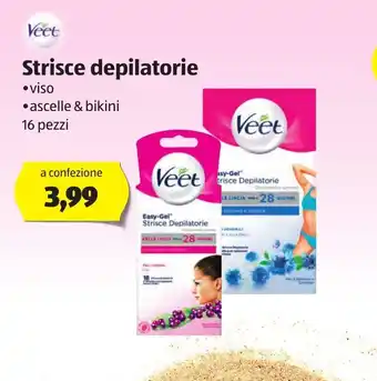 Veet Strisce depilatorie 16 pezzi