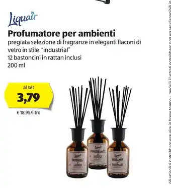 ALDI Liquair Profumatore per ambienti 200ml, al set offerta