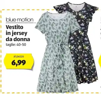 ALDI Blue Motion Vestito in Jersey da donna offerta