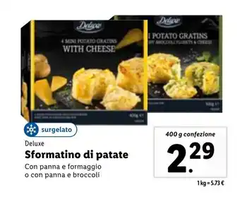 Lidl Deluxe Sformatino di patate 400g offerta