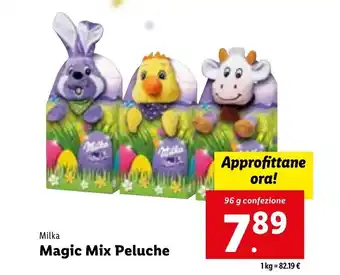 Lidl Milka Magic Mix Peluche 96g offerta