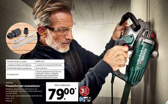 Lidl Parkside Fresatrice per scanalature offerta
