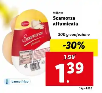 Lidl Milbona Scamorza affumicata 300g offerta