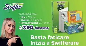 Acqua & Sapone Swiffer catturapolvere dry/duster/lavapavimenti offerta