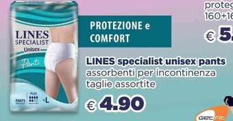 Acqua & Sapone Lines specialist unisex pants offerta
