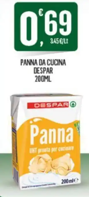Despar Despar Panna Da Cucina 200ML offerta