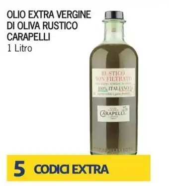 Iper Tosano Olio Extra Vergine Di Oliva Rustico Carapelli 1 litro offerta