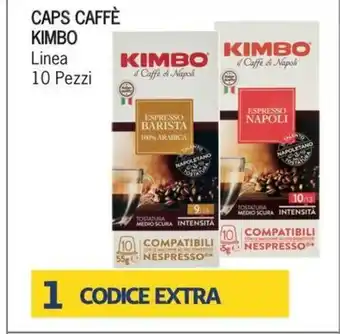 Iper Tosano Caps Caffe Kimbo Linea 10 Pezzi offerta