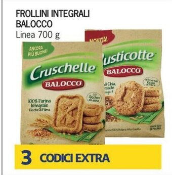 Iper Tosano Frollini Integrali Balocco Linea 700 g offerta