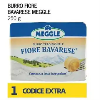 Iper Tosano Burro Fiore Bavarese Meggle 250 g offerta