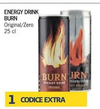 Iper Tosano Energy Drink Burn Original/Zero 25 cl offerta
