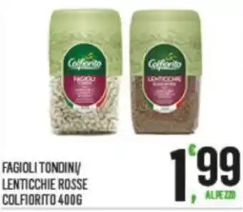 Colfiorito Fagioli Tondini/ Lenticchie Rosse 400G