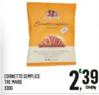 Despar Tre Marie Cornetto Semplice 330G offerta