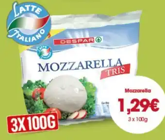 Despar Despar Mozzarella 3 x 100g offerta
