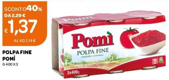 Ekom Pomì Polpa Fine G 400X3 offerta