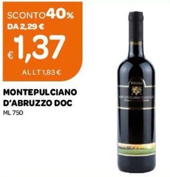 Ekom Montepulciano D'abruzzo Doc ML 750 offerta