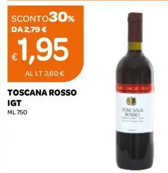 Ekom Toscana Rosso Igt ML 750 offerta