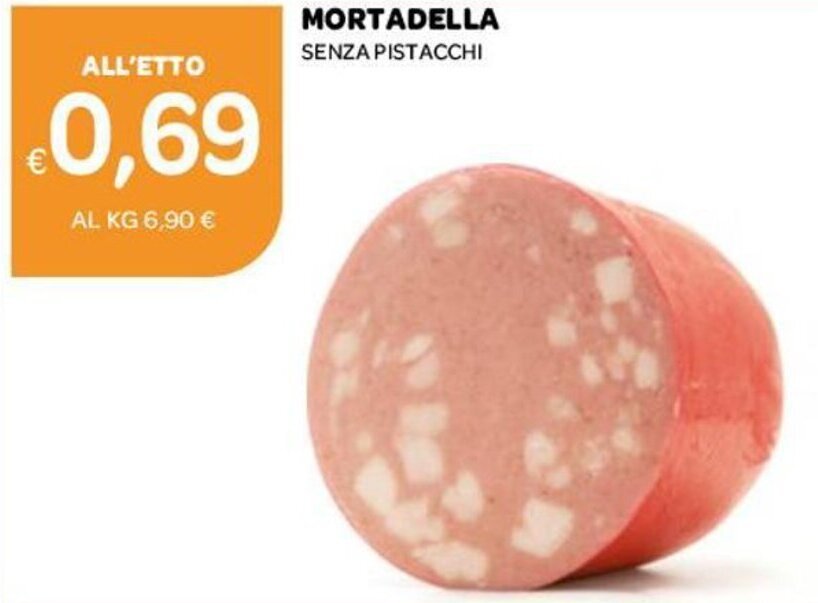 Mortadella Senza Pistacchi offerta di Ekom