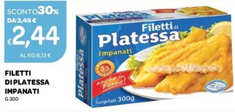 Ekom Filetti di Platessa Impanati G 300 offerta