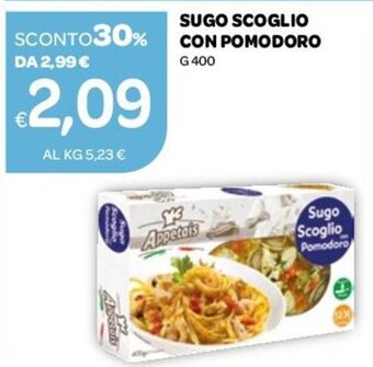Ekom Sugo Scoglio con Pomodoro G 400 offerta