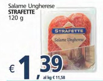 Alter Discount Strafette Salame Ungherese 120g offerta