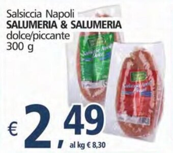 Alter Discount Salumeria & Salumeria Salsiccia Napoli dolce/piccante 300g offerta
