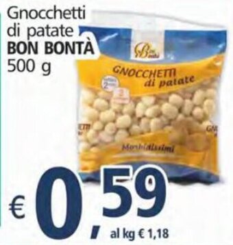 Alter Discount Bon Bontà Gnocchetti di Patate 500g offerta