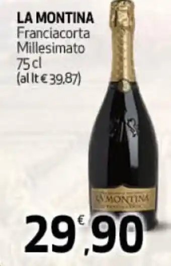 La Montina Franciacorta Millesimato 75 cl