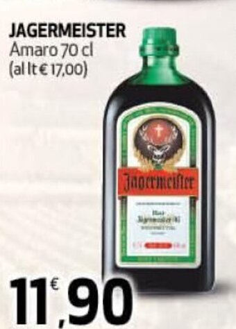 Ipercoop Jagermeister Amaro 70 cl offerta