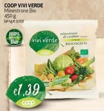 Ipercoop Coop Vivi Verde Minestrone Bio 450g offerta