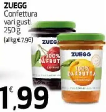 Ipercoop Zuegg Confettura vari gusti 250 g offerta